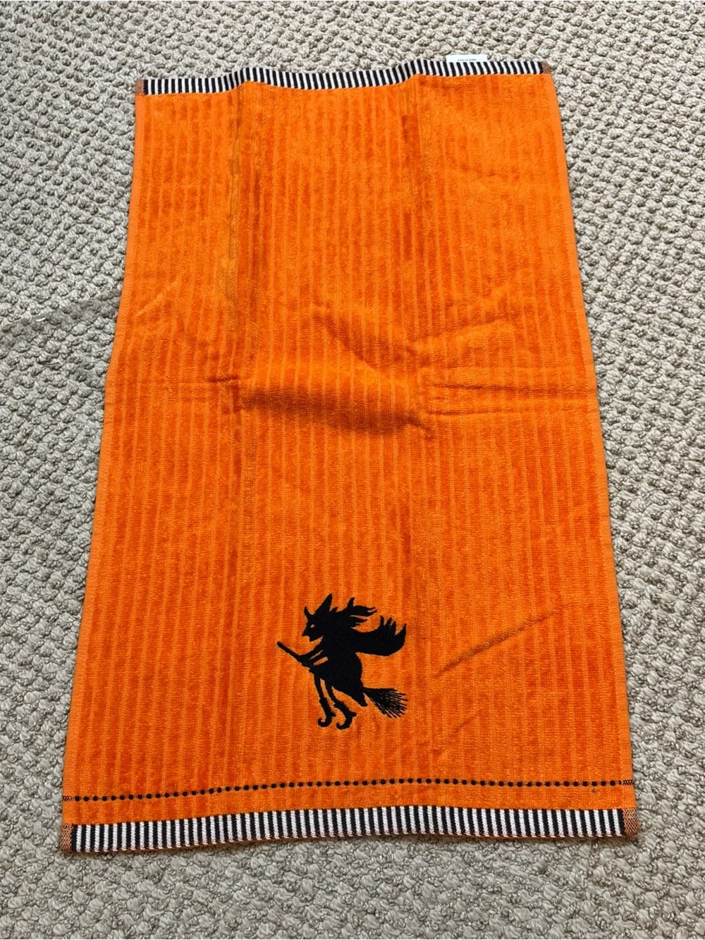 Lot of Six Mixed Brand Halloween Towels - One brand new from Pier 1